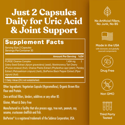PURGE Uric Acid Cleanse & Joint Health
